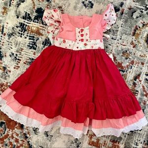 Little Bird 3t Valentine Dress EUC.